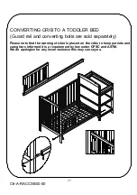 Предварительный просмотр 17 страницы Suitebebe RAMSEY 24900 Assembly Instructions Manual