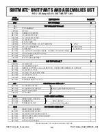 Preview for 52 page of Suitmate Swimsuit Water Extractor 115V Installation & Maintenance