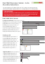 Preview for 2 page of SUKKAHMART Hard Wall Aluminium 2x3m Assembly Instructions Manual