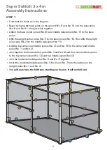 Предварительный просмотр 3 страницы SUKKAHMART Super Sukkah Building Instructions