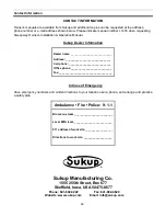 Предварительный просмотр 92 страницы Sukup Sweepway Owner'S Installation & Operations Manual