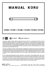 Предварительный просмотр 1 страницы Sulion KORU 101400 Manual