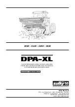 Sulky Burel DPA-XL 2000 Manual preview