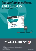 Preview for 1 page of Sulky Burel DX ISOBUS Technician'S Operating Manual