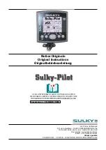 Sulky Sulky-Pilot Original Instructions Manual предпросмотр