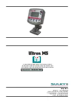 Предварительный просмотр 1 страницы Sulky Ultron MS Manual