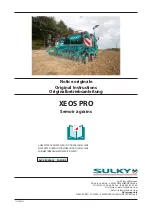 Предварительный просмотр 1 страницы Sulky XEOS PRO Original Instructions Manual