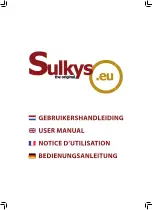 Preview for 1 page of Sulkys Capriool User Manual