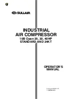 Sullair 10B 25HP Operator'S Manual preview