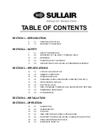 Preview for 3 page of Sullair DEX Series User & Service Manual