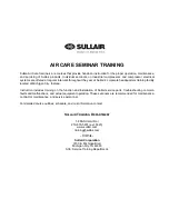 Preview for 2 page of Sullair DHL-100 User & Service Manual