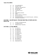 Preview for 4 page of Sullair DHL-100 User & Service Manual