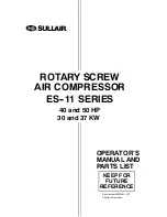 Sullair ES-11 SERIES Operator'S Manual preview