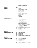 Предварительный просмотр 3 страницы Sullair LS-10 18KW 24KT Operators Manual And Parts Lists