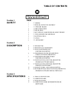 Предварительный просмотр 3 страницы Sullair LS-120 series Operators Manual And Parts Lists