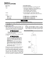 Предварительный просмотр 22 страницы Sullair LS-120 series Operators Manual And Parts Lists