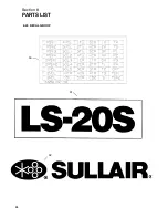 Предварительный просмотр 90 страницы Sullair LS-20S Operator'S Manual And Parts List