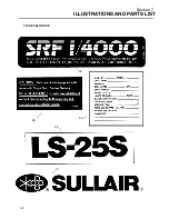 Предварительный просмотр 97 страницы Sullair LS-25S Operator'S Manual And Parts List