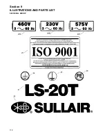 Preview for 118 page of Sullair LS20T 1100 CFM Operator'S Manual And Parts List