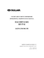 Preview for 1 page of Sullair LS25S-250 Operation & Maintenance Manual