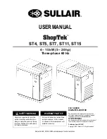 Preview for 1 page of Sullair ShopTek ST11 User Manual