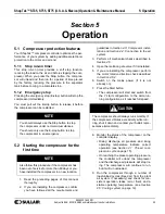 Предварительный просмотр 29 страницы Sullair ShopTek ST45 Operation & Maintenance Manual