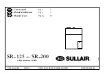 Preview for 1 page of Sullair SR-125 User Manual