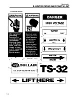 Предварительный просмотр 156 страницы Sullair TS32 Series Operator'S Manual And Parts List