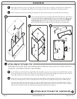 Preview for 6 page of Sullivans QUILTER'S DESIGN TABLE 38434 Instructions Manual