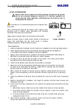 Preview for 15 page of Sulzer 10002-0008 Installation, Operating And Maintenance Instructions