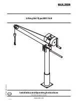 Preview for 1 page of Sulzer ABS 5 kN Installation And Operating Instructions Manual