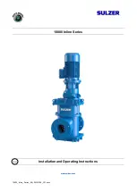 Предварительный просмотр 1 страницы Sulzer Channel Monster CDD Series Installation And Operating Instructions Manual