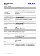 Preview for 10 page of Sulzer Channel Monster CDD Series Installation And Operating Instructions Manual