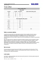 Preview for 11 page of Sulzer Channel Monster CDD Series Installation And Operating Instructions Manual