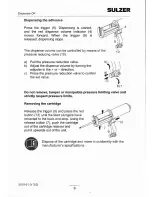 Preview for 9 page of Sulzer DP 200-70 Operating Instructions Manual