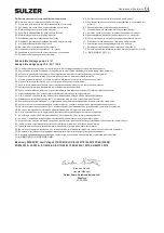 Preview for 4 page of Sulzer J 4 Starting And Operating Instructions