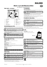 Preview for 7 page of Sulzer J 4 Starting And Operating Instructions