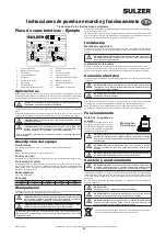 Preview for 11 page of Sulzer J 4 Starting And Operating Instructions