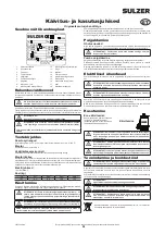 Preview for 13 page of Sulzer J 4 Starting And Operating Instructions