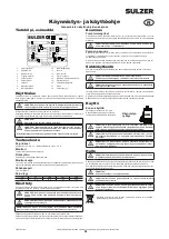 Preview for 15 page of Sulzer J 4 Starting And Operating Instructions