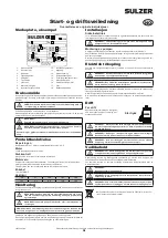 Preview for 18 page of Sulzer J 4 Starting And Operating Instructions