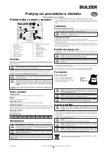 Preview for 28 page of Sulzer J 4 Starting And Operating Instructions