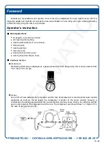 Предварительный просмотр 3 страницы Sumake ST-2275 Operator Instructions Manual