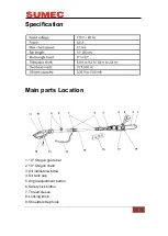 Предварительный просмотр 3 страницы Sumec 0533201479ZC Owner'S Manual