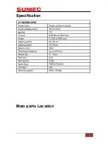 Preview for 3 page of Sumec 0533201847ZB Service Manual