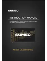 Предварительный просмотр 1 страницы Sumec ULD65SU4KC Instruction Manual
