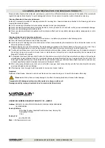 Предварительный просмотр 15 страницы SUMERAIN S1364BGW Installation Manual