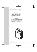 Sumitomo Drive Technologies DeviceNet HF-520 Series Installation Manual предпросмотр