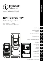 Sumitomo Drive Technologies Invertek Drives Invertek Drives Manual preview