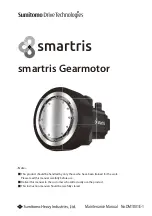 Предварительный просмотр 1 страницы Sumitomo Drive Technologies Smartris Maintenance Manual